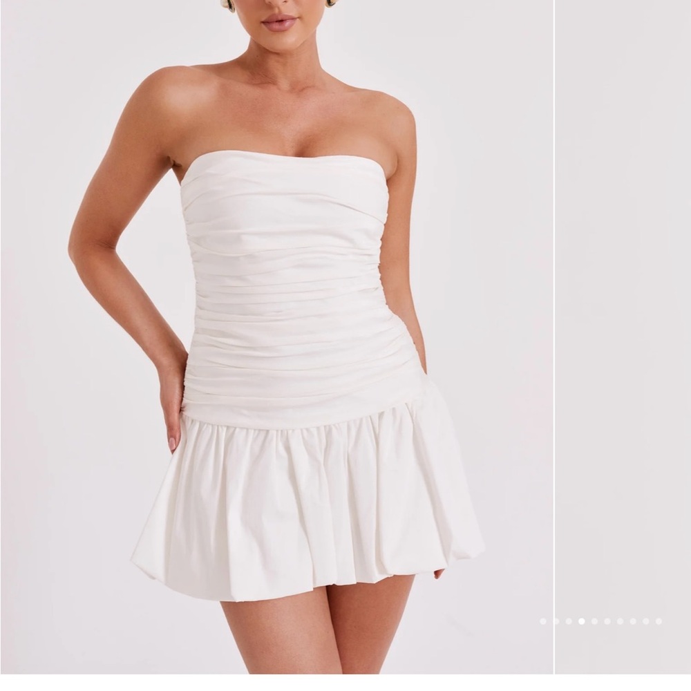 Fran Mini Dress White - size: M